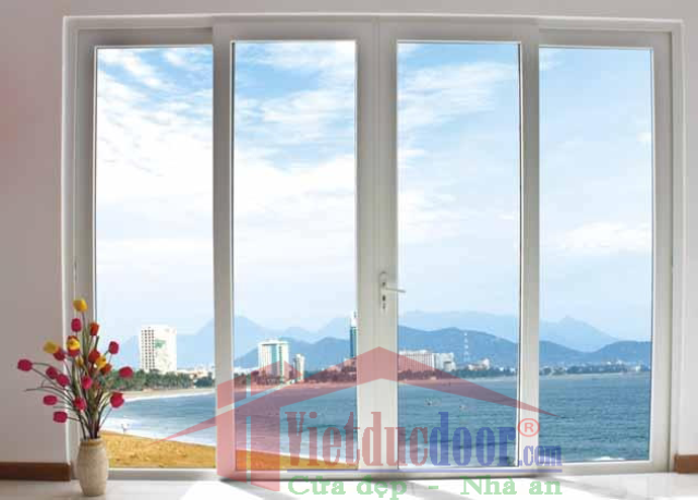 Cửa nhựa lõi thép mở lùa