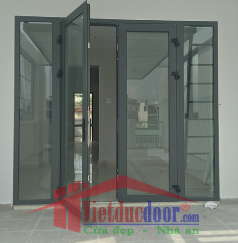 Cửa nhôm Xingfa 2 cánh mở quay