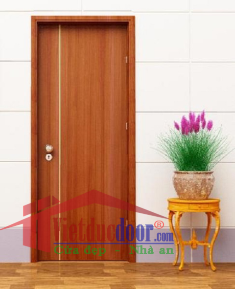Cửa Gỗ MDF Veneer VD.P1R1-Xoan Đào