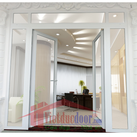 Cửa nhựa lõi thép 2 cánh