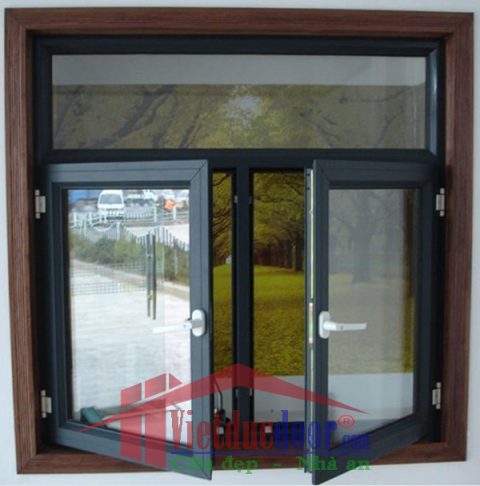 Cửa nhôm XingFa 2 cánh cửa sổ mở quay