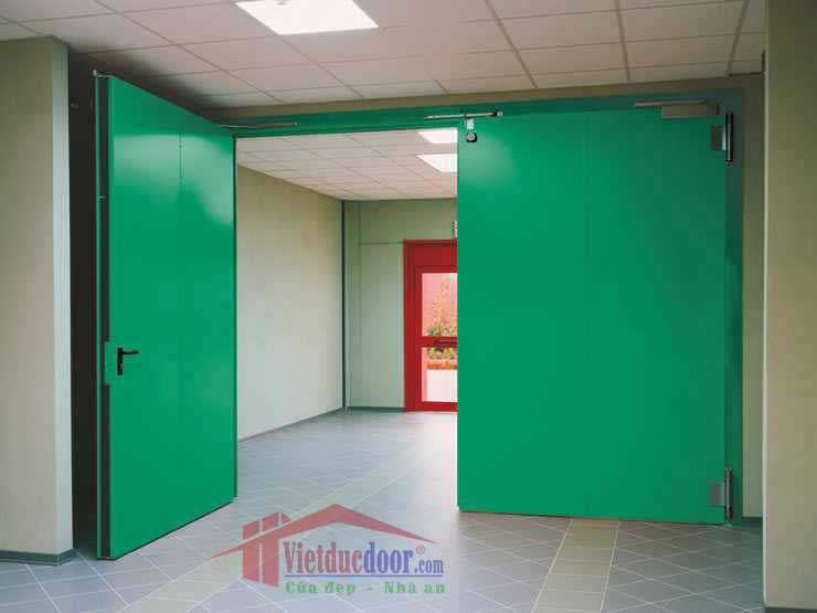 Cửa thép chống cháy sơn tĩnh điện tại tp.HCM