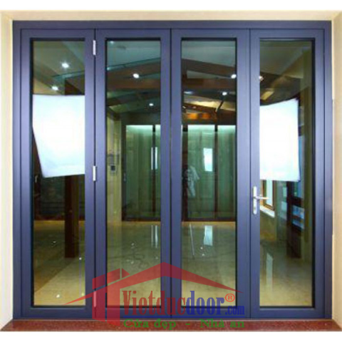 Cửa nhôm Xingfa 4 cánh cửa đi mở quay